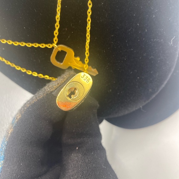 Louis Vuitton Gold Padlock and Key #336 & Necklaces - Picture 5 of 7